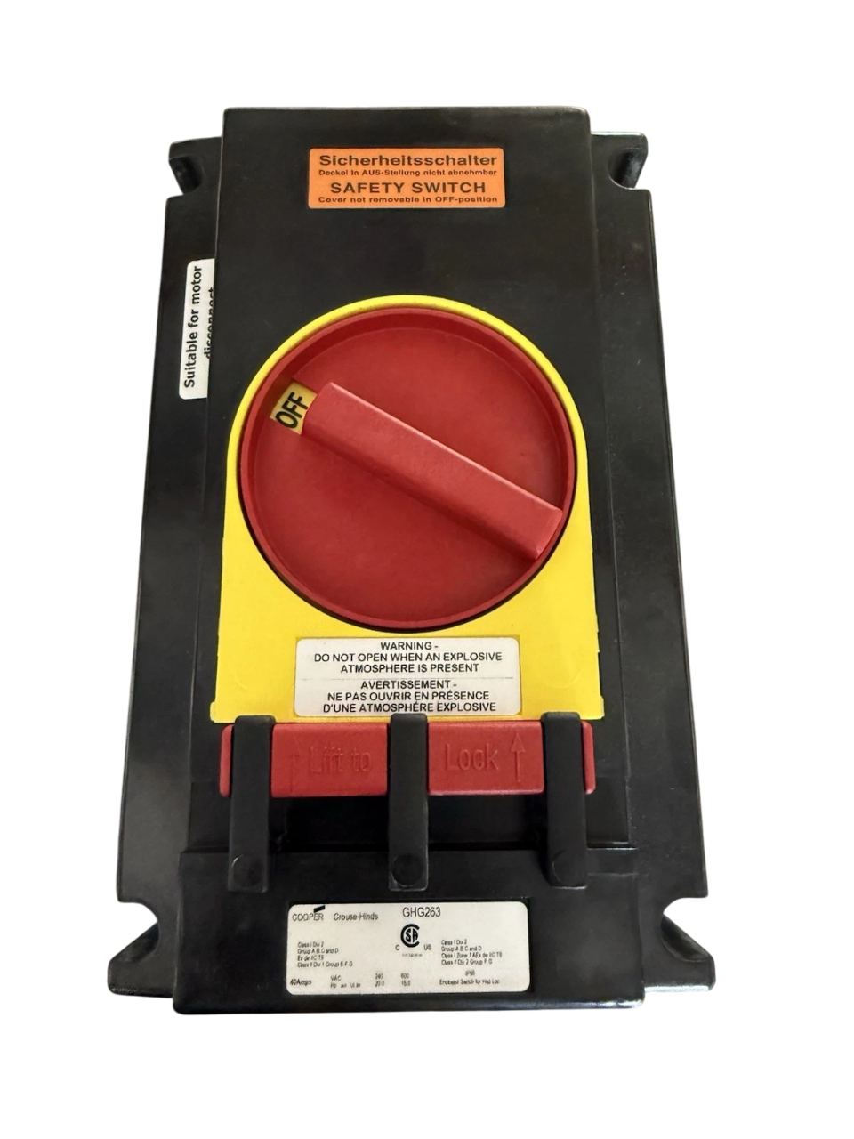 Eaton GHG2622301L0002 Switch | 600V 125A