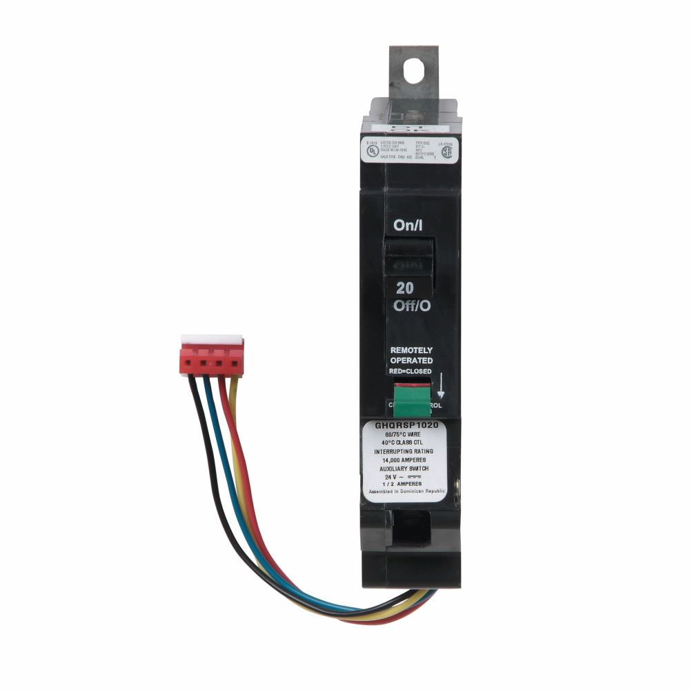GHQRSP1020 - Cutler Hammer Bolt-On 20 Amp 1 Pole Circuit Breaker - Essential Electric Supply