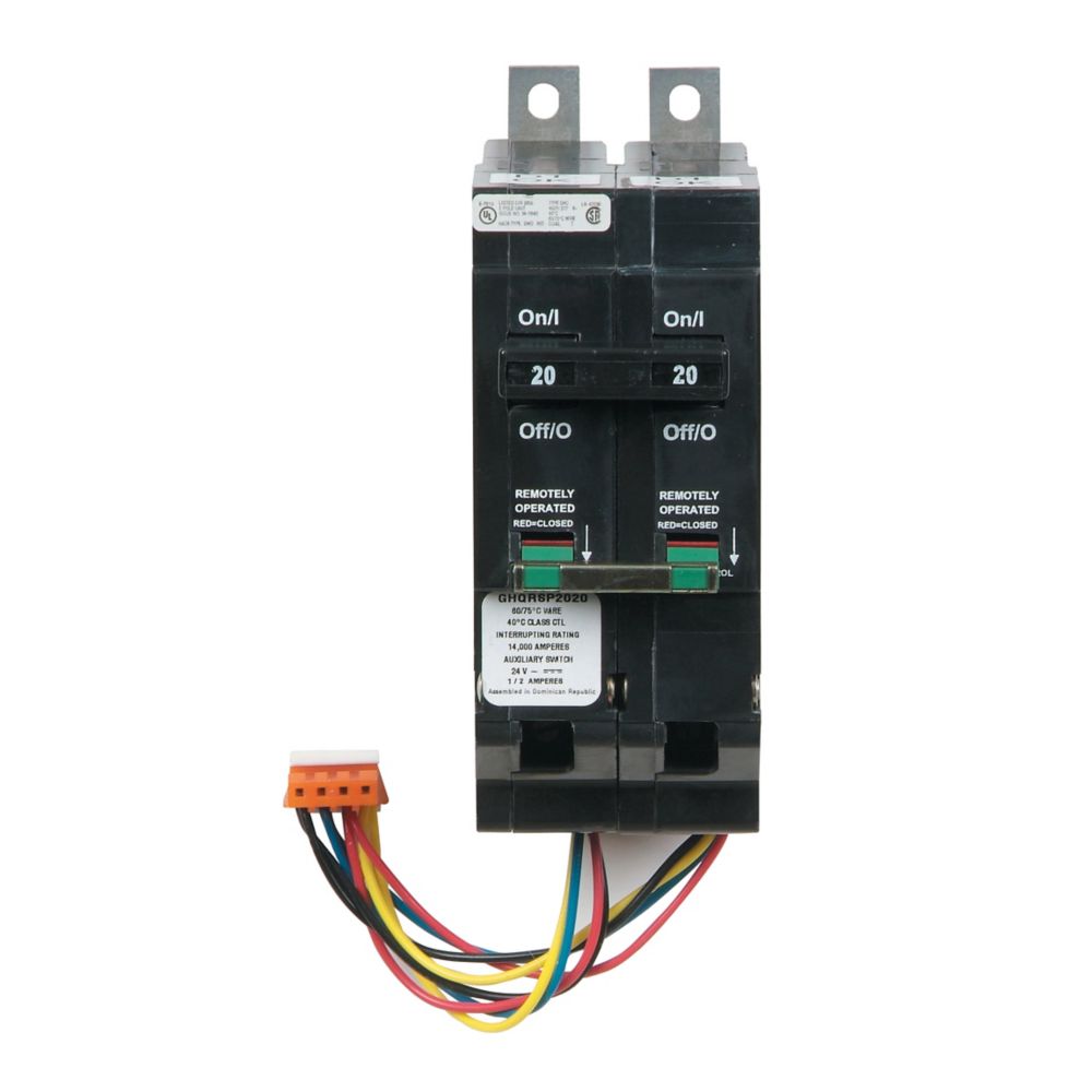 Cutler Hammer GHQRSP2020 Circuit Breaker | 480V 20A 2P 14kA@277V Bolt-On QUICKLAG