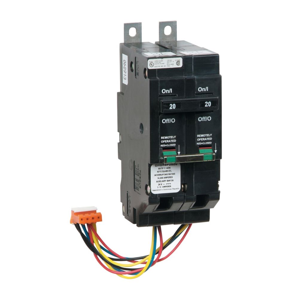 Cutler Hammer GHQRSP2020 Circuit Breaker | 480V 20A 2P 14kA@277V Bolt-On QUICKLAG