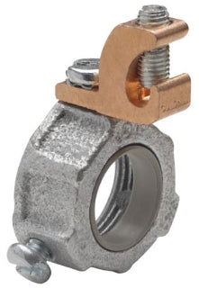 Crouse-Hinds GLL2 Grounding Bushing Rigid/IMC Conduit Malleable Iron Aluminum Lug #4-14 AWG GLL