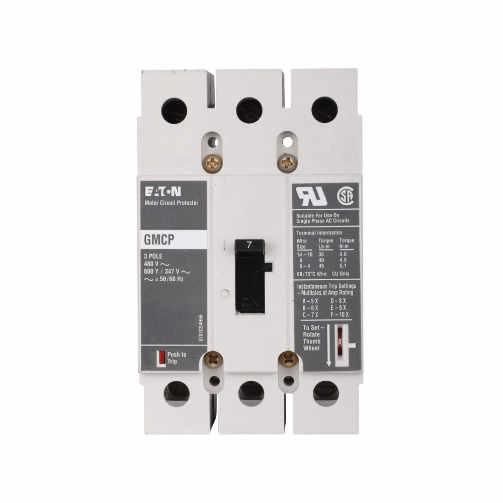 GMCP050K2C Cutler Hammer Molded Case Circuit Breaker Series C 50A 480V - Essential Electric Supply