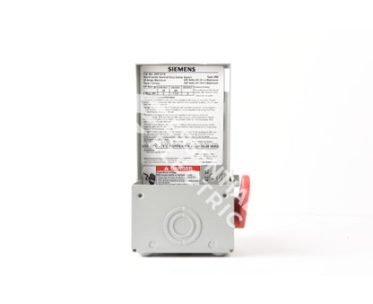 Siemens GNF321 Disconnect Switch | 240V 30A 3P 3-Phase Non-Fusible VBII Series