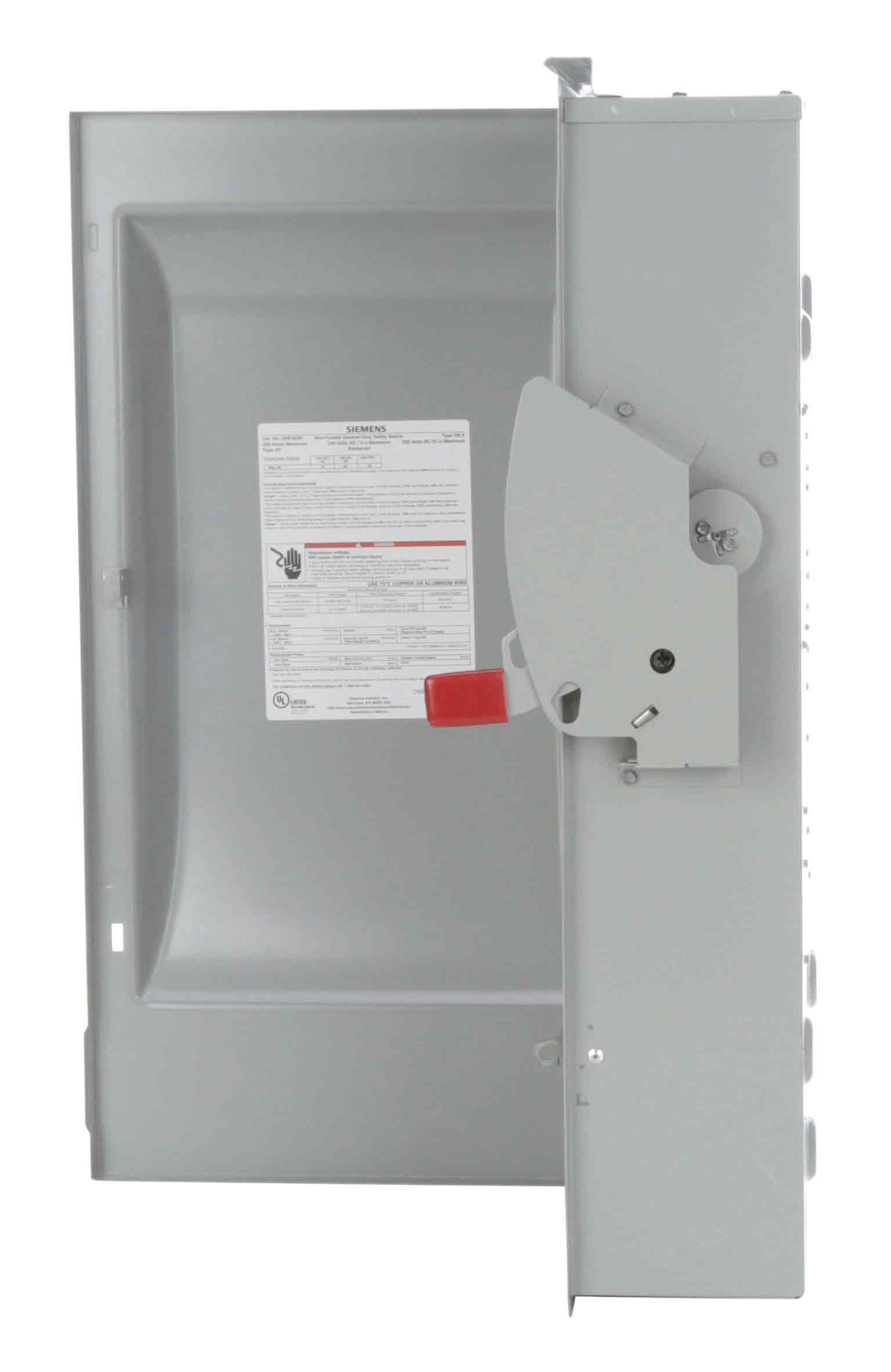 Siemens GNF324R Disconnect Switch | 240V AC 200A 3P 3R Non-Fusible VBII Series