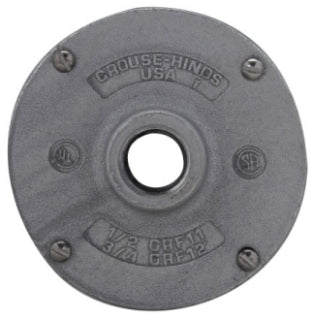 Crouse-Hinds GRF12 Condulet Hub Cover | 3/4" Feraloy Iron Alloy 125 lbs GRF