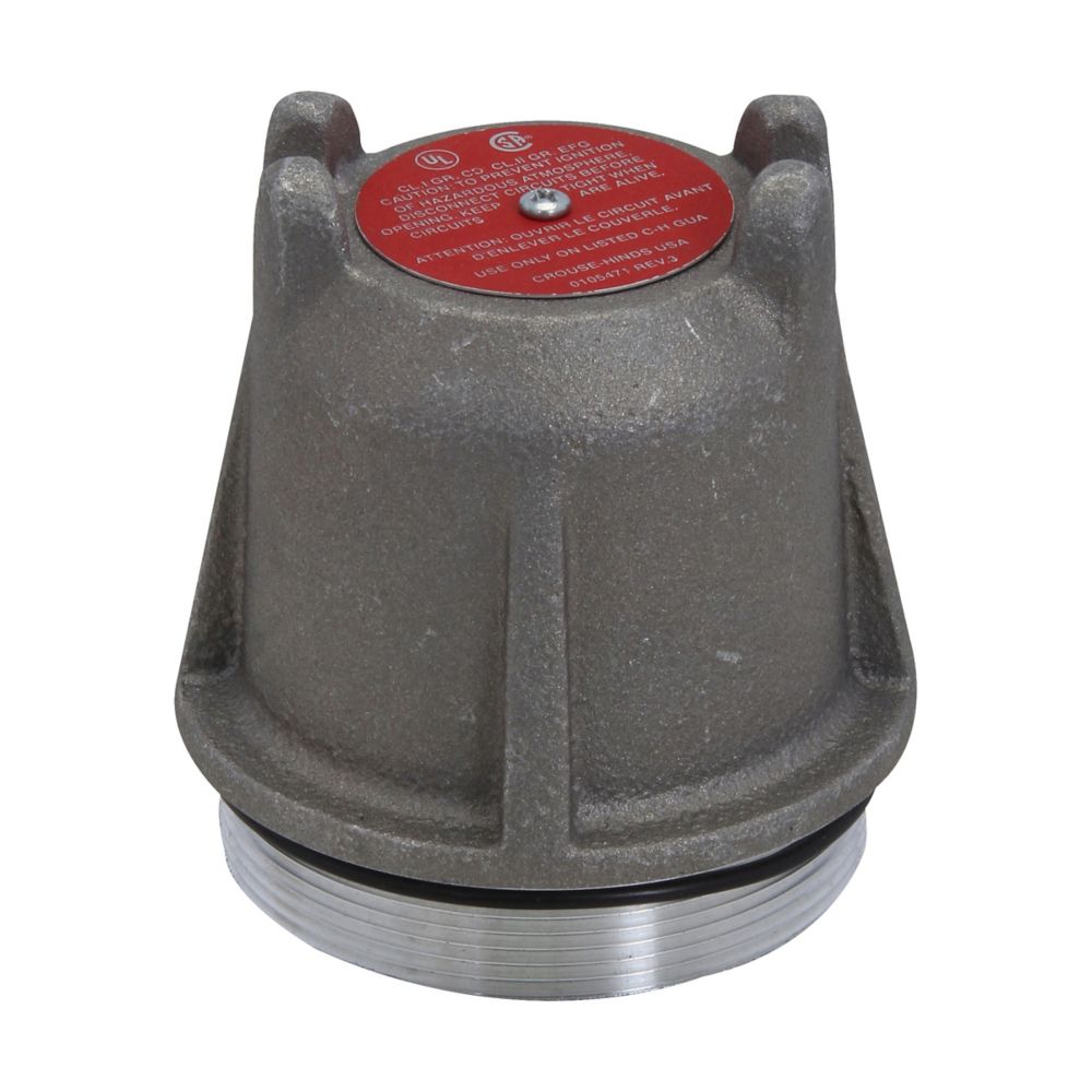 Crouse-Hinds GUA047 Condulet Dome Cover | Copper-Free Aluminum 2 in D