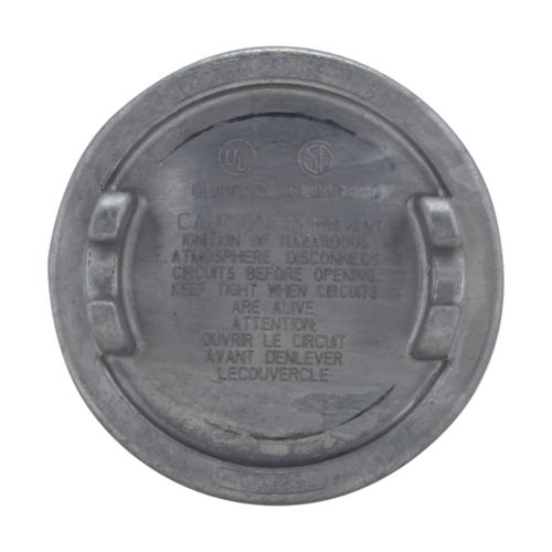 CRS-H GUA06WOD 3-IN SURFACE CVR | 3 INCH COVER OPENING DIAMETER FERALOY IRON ALLOY COVER 12 THREAD PITCH