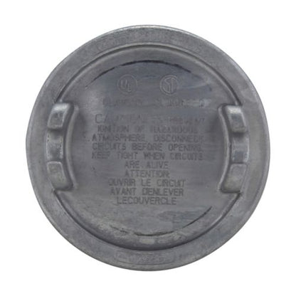 CRS-H GUA06WOD 3-IN SURFACE CVR | 3 INCH COVER OPENING DIAMETER FERALOY IRON ALLOY COVER 12 THREAD PITCH