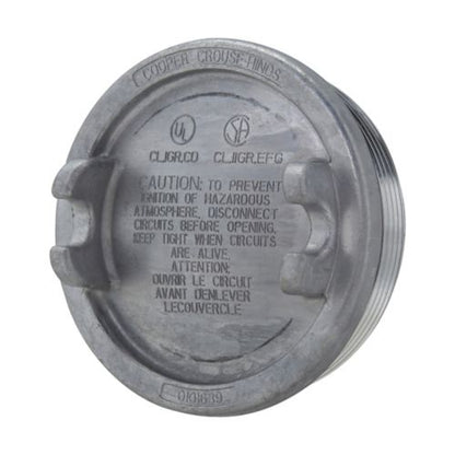 CRS-H GUA06WOD 3-IN SURFACE CVR | 3 INCH COVER OPENING DIAMETER FERALOY IRON ALLOY COVER 12 THREAD PITCH