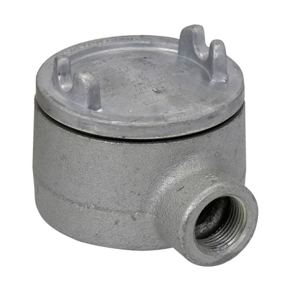 Crouse-Hinds GUAB47 Conduit Outlet Box | Feraloy Iron Alloy Dust-Ignitionproof Explosionproof Raintight GUA