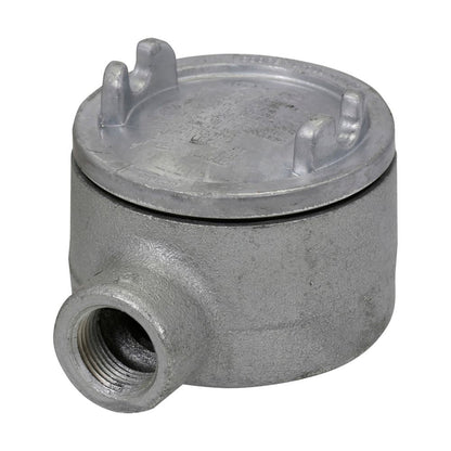 Crouse-Hinds GUAB47 Conduit Outlet Box | Feraloy Iron Alloy Dust-Ignitionproof Explosionproof Raintight GUA