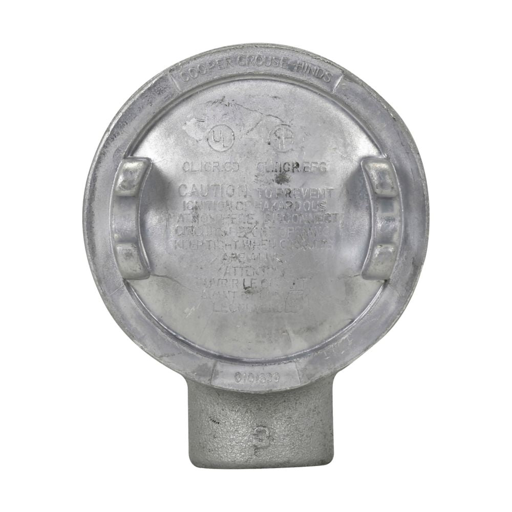 Crouse-Hinds GUAB47 Conduit Outlet Box | Feraloy Iron Alloy Dust-Ignitionproof Explosionproof Raintight GUA