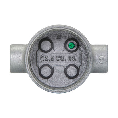 Crouse-Hinds GUAC260 Conduit Outlet Body Explosionproof 3/4" Feraloy Iron Alloy GUA Series