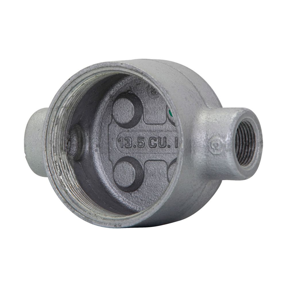 Crouse-Hinds GUAC260 Conduit Outlet Body Explosionproof 3/4" Feraloy Iron Alloy GUA Series
