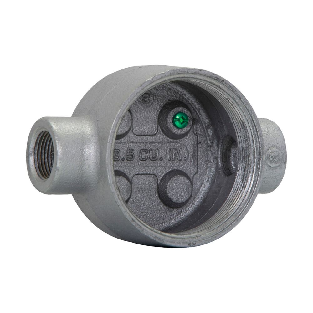 Crouse-Hinds GUAC260 Conduit Outlet Body Explosionproof 3/4" Feraloy Iron Alloy GUA Series