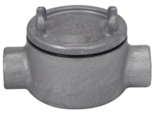 Crouse-Hinds GUAC36 Conduit Outlet Box | Explosionproof Dust-Ignitionproof Raintight 3" Cover Opening Copper-Free Aluminum Stainless Steel GUA