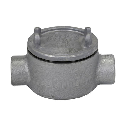 Crouse-Hinds GUAC47 Conduit Outlet Box Feraloy Iron Alloy C Shape 1-1/4" Trade Size GUA