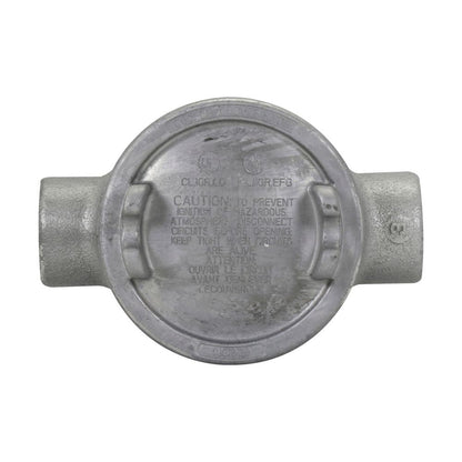 Crouse-Hinds GUAC47 Conduit Outlet Box Feraloy Iron Alloy C Shape 1-1/4" Trade Size GUA