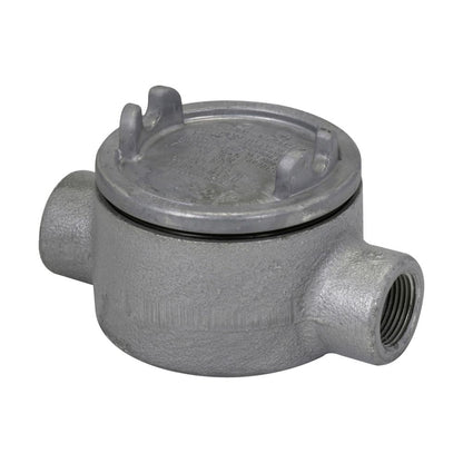Crouse-Hinds GUAC49 Condulet GUA Conduit Outlet Box Feraloy Iron Alloy 5" Cover 1-1/4" Hub