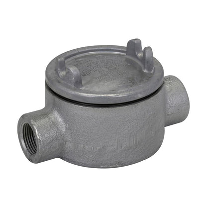 Crouse-Hinds GUAC49 Condulet GUA Conduit Outlet Box Feraloy Iron Alloy 5" Cover 1-1/4" Hub