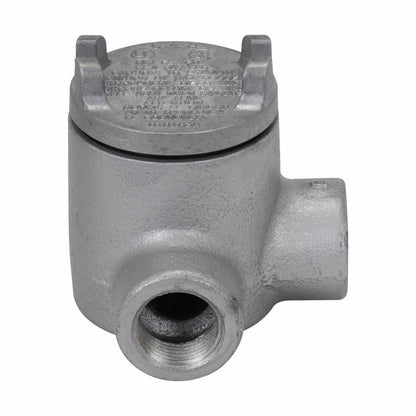 Crouse-Hinds GUAL14 Conduit Outlet Box L-Shaped 1/2" Hub Feraloy Iron Alloy GUA