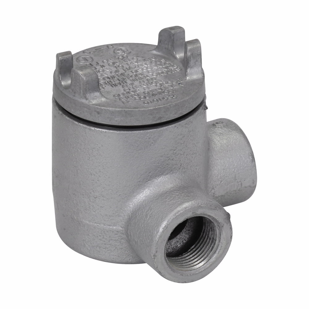 Crouse-Hinds GUAL14 Conduit Outlet Box L-Shaped 1/2" Hub Feraloy Iron Alloy GUA