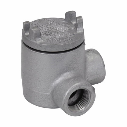 Crouse-Hinds GUAL14 Conduit Outlet Box L-Shaped 1/2" Hub Feraloy Iron Alloy GUA