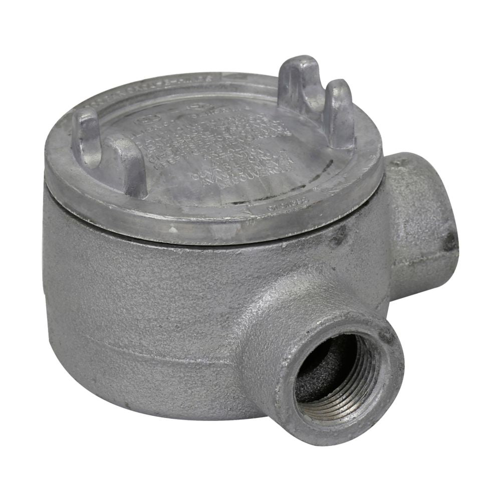 Crouse-Hinds GUAL47 Outlet Box | 1-1/4" Fittings Hazardous Location Feraloy Iron Alloy GUA Series