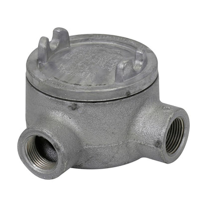Crouse-Hinds GUAL49 Outlet Box | Explosion-Proof L-Shape 1-1/4" Hubs GUA