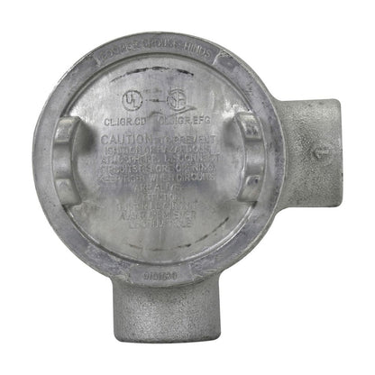 Crouse-Hinds GUAL49 Outlet Box | Explosion-Proof L-Shape 1-1/4" Hubs GUA