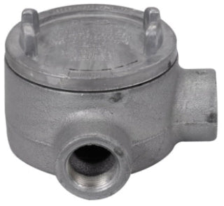 Crouse-Hinds GUAL49 Outlet Box | Explosion-Proof L-Shape 1-1/4" Hubs GUA