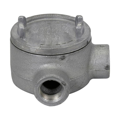 Crouse-Hinds GUAL59 Conduit Outlet Box | L Shape 5-Inch Cover Feraloy GUA