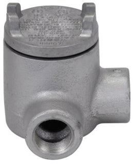Crouse-Hinds GUAL59SA Conduit Outlet Box | 1-1/2" Trade Size L-Shape Aluminum Corrosion-Resistant GUA