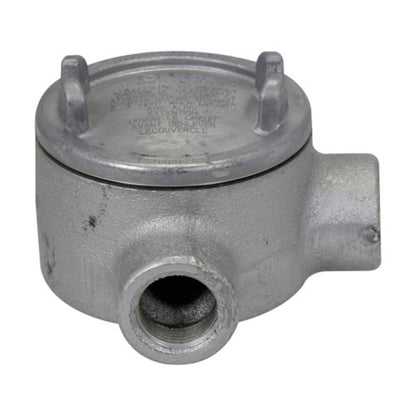 Crouse-Hinds GUAM16 Conduit Outlet Box | Electrogalvanized Aluminum 13.3 cu-in GUA