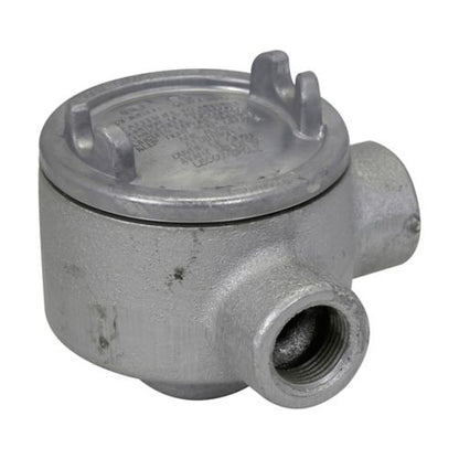 Crouse-Hinds GUAM16 Conduit Outlet Box | Electrogalvanized Aluminum 13.3 cu-in GUA