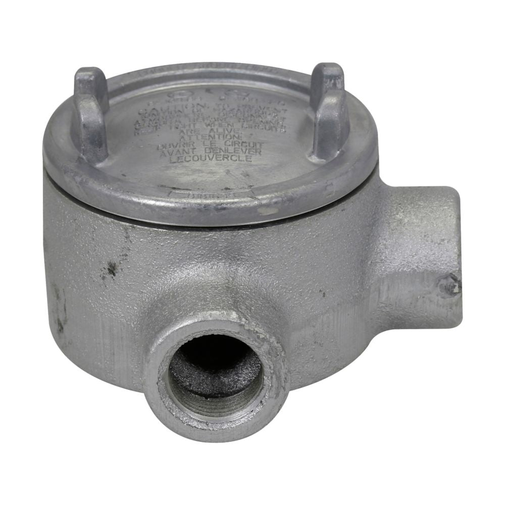 Crouse-Hinds GUAM47 Outlet Box Feraloy Iron Alloy M Shape GUA