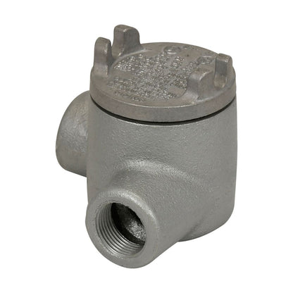 Crouse-Hinds GUAN14 Conduit Outlet Box | Feraloy Iron Alloy 1/2" Threaded Rigid Conduit Hazardous Locations GUA