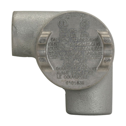 Crouse-Hinds GUAN16 Conduit Outlet Box Hazardous Location N Shape 1/2" Conduit GUA