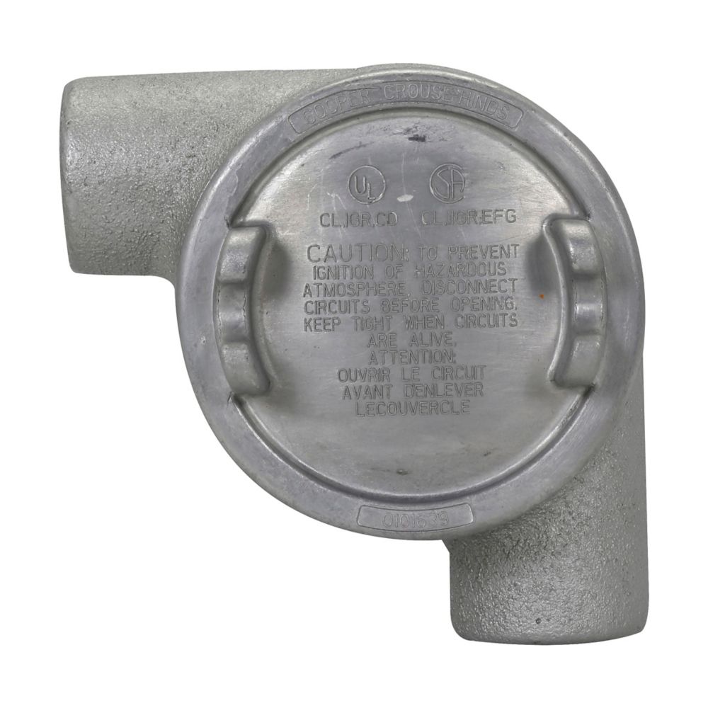 Crouse-Hinds GUAN36 Conduit Outlet Box Feraloy Iron 1" N Shape GUA