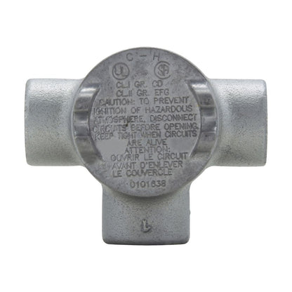 Crouse-Hinds GUAT16 Conduit Outlet Box | T-Shape Feraloy Iron Alloy GUA