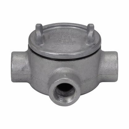 Crouse-Hinds GUAT26SA Conduit Outlet Box Explosionproof T-Shape 3" Cover Opening 3/4" Size Copper-Free Aluminum GUA