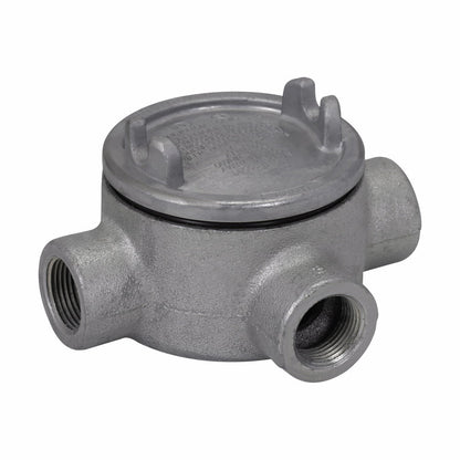 Crouse-Hinds GUAT26SA Conduit Outlet Box Explosionproof T-Shape 3" Cover Opening 3/4" Size Copper-Free Aluminum GUA