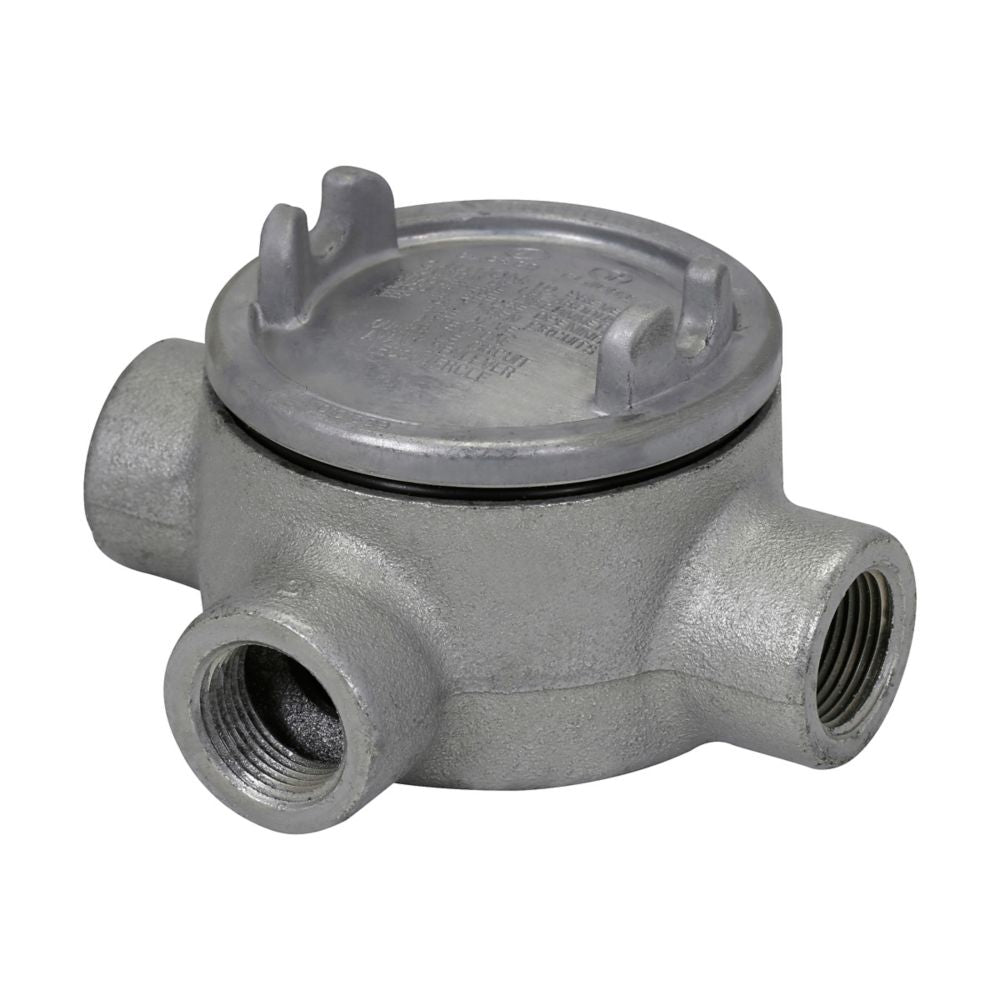 Crouse-Hinds GUAT47 Conduit Outlet Box | Feraloy Iron Alloy 1-1/4" Conduit GUA