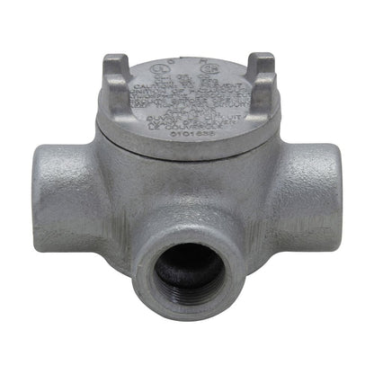 Crouse-Hinds GUAW14 Conduit Outlet Box | 2" Cover 1/2" Threaded GUA