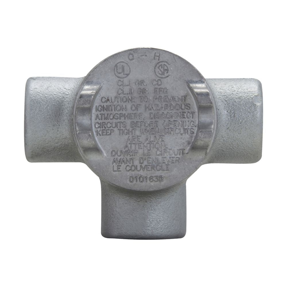 Crouse-Hinds GUAW14 Conduit Outlet Box | 2" Cover 1/2" Threaded GUA