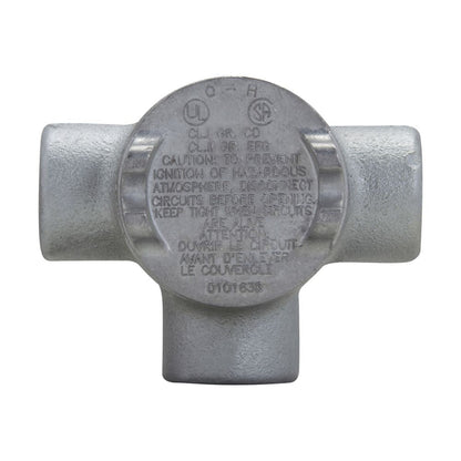 Crouse-Hinds GUAW14 Conduit Outlet Box | 2" Cover 1/2" Threaded GUA