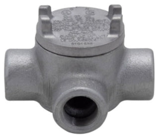 Crouse-Hinds GUAW14 Conduit Outlet Box | 2" Cover 1/2" Threaded GUA