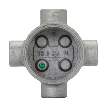 Crouse-Hinds GUAX260 Conduit Body | 3/4 INCH HUB SIZE STYLE X GUAX