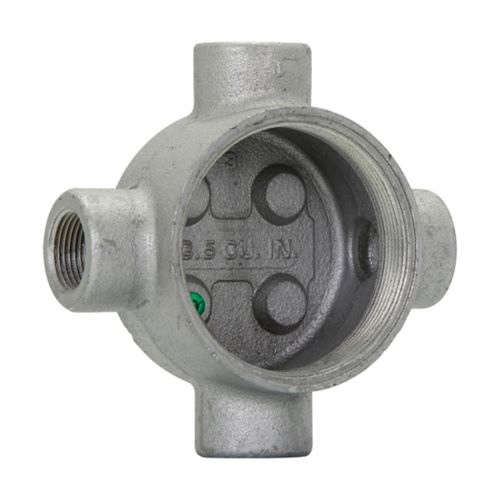 Crouse-Hinds GUAX260 Conduit Body | 3/4 INCH HUB SIZE STYLE X GUAX