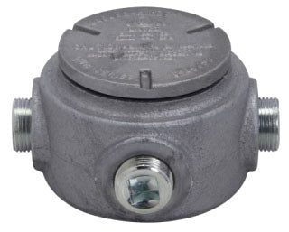 Crouse-Hinds GUR2 Conduit Outlet Box Explosion-Proof 3/4" Feraloy Iron Alloy GUR